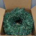 22" Real Touch Artificial Boxwood Wreath Preserved for Front Door Faux Green Wreath Will Keep Your Door Walls and Windows Fresh All Year Round and is an Great Home Decor