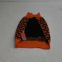 KYEESE Halloween Dog Sweater Pumpkin Style with Leash Hole Turtleneck Doggie Sweater Warm and Snug Knitwear Orange Knit for Small Dogs Girl Soft Halloween Pet Outfit Dog Clothes Boy, X-Large