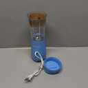 Hamilton Beach Portable Blender for Shakes and Smoothies, 14 Oz BPA Free Travel Cup & Lid, Durable Stainless Steel Blades, Personal Smoothie Blender, Tranquil Blue (51172)