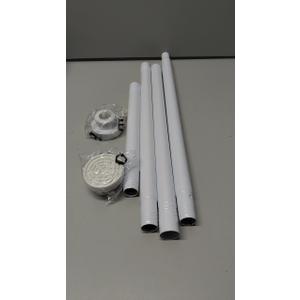 Tension Curtain Rod 30 To 63 Inch White Tension Rods Adjustable Spring Loaded Curtain Rods 7/8" Curtains Rods No Drilling Tension Rods For Windows Bedroom Closet Doorway Door