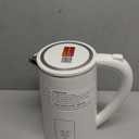 Electric Kettle Temperature Control, PARIS RHNE 1.7L Electric Kettle, 4H Keep Warm Water Boiler with 6 Presets, LED Screen Electric Kettles for Boiling Water, Boil-Dry Protection, BPA Free (Pure White)