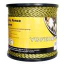 Upgraded Electric Fence Polywire 3366 Feet 1026 Meters, 6 Stainless Steel Strands for Reliable Conductivity and Rust Resistance, Portable Electric Fencing,UV, Rust Resistant