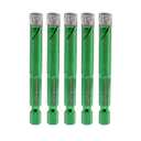 Porcelain Tile Diamond Drill Bits - Dry Diamond Hole Saw Set for Ceramic Marble Granite Stone,Diamond Core Drill Bit Kit Quick Change Shank Fixed on Drills,No.K2(5pcs 8mm)