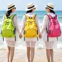 Geboldil Men's and women's waterproof backpack traveling backpack green
