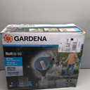 GARDENA Automatic Retractable Garden Hose Reel - 66 Feet - 360 Degree Swivel Outdoor Hose Reel with Metal Spike Base - Auto Retract - UV Resistant Housing - Easy Install No Tools Required - 18614