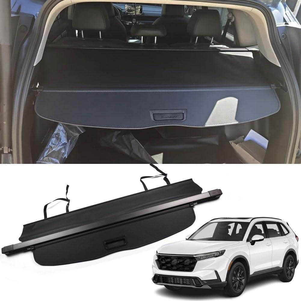 for Honda 2023 2024 2025 CRV Cargo Trunk Cover (Include Hybrid) for Honda CRV Accessories s Black Retractable Trunk Cover Security Shield Shade(for CRV 2023-2024(No Gap))