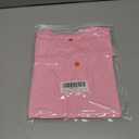 Girls Summer Short Sleeve T Shirts Casual Kids Tops Crewneck Tees Tween Girls Basic Clothes 12-13 Years (Pink)