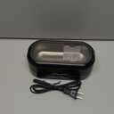 Ultrasonic Jewelry Cleaner, 48KHz Ultrasonic Cleaner Machine for Jewelry, Glasses, Rings, Retainers, Watch Strap, Dentures, 304 Stainless Steel 12oz Cleaning Pod - Black