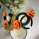 JBin Rich Women Girls Mouse Ears Hairband,Pumpkin Hair Accessories Glitter Halloween Headband