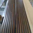 2 Pack Wood Panels for Wall, 106.3"  11" Wood Slat Acoustic Panels for Wall, Soundproof Panels, 3D Fluted Panels for Interior Wall Decor (Dark Walnut)