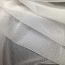 Small Micro Hole See Through Stretch Nylon Spandex Mesh Power Net Fabric (White)