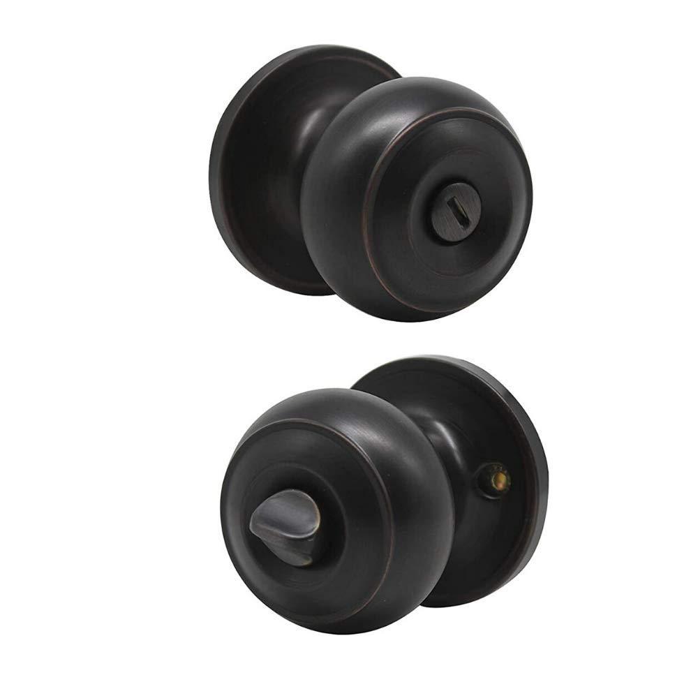 Dorence | Door Knob | Door Security | Apartment Door Knob| Safety Door Lock | Portable Door Lock | Front Door Lock (Oil Rubbed Bronze)