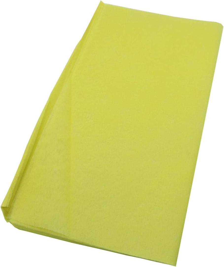 Flower Wrapping Paper 38sheet/Pack Multipurpose Wine Single Color Tissue Flower Packaging Paper Bouquet DIY Decoration Handmade Craft Gift Wrapping Smooth as Skin Touch (Color : Yellow)
