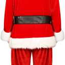 Santa Suit Men's Santa Claus Costume 10pcs Christmas Santa Outfits for Adults Santa Costume, Santa Coat 2022