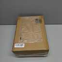 35 Oz Square Glass Carafe with Bamboo Lid, Beverage Dispensers, Mimosa Bar Supplies, Clear Glass Pitcher with Name Labels for Iced Tea, Coffee, Juice (Pack of 2)