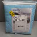KANECH Washable Incontinence Bed Pads with Straps Twin Size 39"x75" Heavy Absorbency Waterproof Mattress Protector for Adults, Elderly, Kids 5-Layer Reusable Underpad