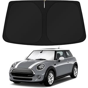 KUST Windshield Sun Shade for 2014-2025 BMW Mini Cooper F55 Accessories Custom Fit Sunshade Sun Visor Protector Foldable Blocks UV Rays Keep Your Car Cooler