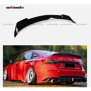 2022-25 11th Gen Honda Civic Sedan Yofer Gloss Black High Kick Trunk Spoiler