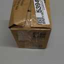 EKO Fandy 0.4 Gal/1.5L Mini Tabletop Trash Bin with Swing-Lid, Desktop Trash Can for Bathroom Countertop, Vanity, Coffee or Office, Small Garbage Bin (Black)