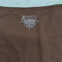 Avidlove Bodysuits for Women Long Sleeve Body Suits Womens Scoop Neck Bodysuit Double Lined Tops (Large, Brown)