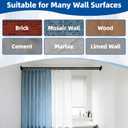 30 to 105" Double Shower Curtain Rod, Adjustable Wall Mounted Dual Shower Rod, Heavy Duty Rustproof Shower Curtain Pole for Bathroom, Laundry Room, Bathtub, Black