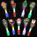 Christmas Party Favors for Kids, 36Pcs LED Light Up Finger Lights Christmas Stocking Stuffers for Kids Light Up Rings Toy Gifts For Boys Girls Gifts Ring