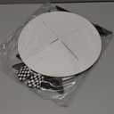3-Tier Race Car Theme Cupcake Stand Racing Birthday Party Decoration Round Cardboard Cupcake Stand for Cars Birthday Decorations Race Car Party Supplies