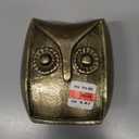 HD Designs Aluminum Owl Gold 4.6 Inches Home Decor Desk Table Shelf Figure