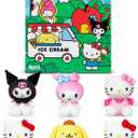 Hello Kitty and Friends 6 Pack - Miniature Plush Figure, Suffed Animal, Toy Mini Soft Figure for Kids, Girls and Boys Ages 4+