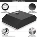 Stanbroil Outdoor Pizza Oven Pizza Maker for Blackstone 22", 28" Tabletop Griddles Cooking Station, Blackstone Flat Top Gas Grill Accessories with Temperature Gauge, 17.3 in. x 12 in. Pizza Stone