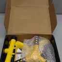 Joeys Sprinkler for Yard, Rotating Garden Sprinkler for Large Area Coverage, Lawn and Yard Sprinklers (Yellow)