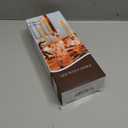 HINZER 6 Pcs Flameless Taper Candles with Remote & Timer 9.6 inch Real Wax Battery Operated LED Warm 3D Wick Flickering Window Candles for Halloween Christmas Wedding Decor, Red