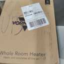 Vornado VMHi300 Whole Room Metal Space Heater, Mechanical Thermostat, Advanced Safety, Tip-Over Protection, Gentle Heating, Vortex Heat Circulation, Metal Space Heater for Home and Bedroom, Storm Gray