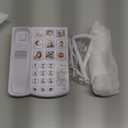 Corded Phones for Seniors - 9 One-Touch Memory Speed Dialing Desktop Landline Telephone for Office, Front Desk, Home, Hotel, White