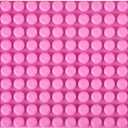 Strictly Briks Toddler Building Baseplate - Compatible with Lego & Major Brands - 12.5 x 15 in, Pink - Stackable Design & Large Pegs for Toddler Block Construction