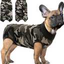 SAWMONG Recovery Suit for Dogs Female Male, Breathable Dog Onesie After Surgery Spay Neuter, Professional Dog Surgical Suit, Substitute Pet E-Collar Cone, Camouflage, Medium