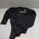 GRECERELLE Crochet Cardigan Sweaters for Women Lightweight Open Front Oversized Boho Knit Cardigans (Large, Black)