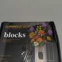 Romantic Rose Bouquet Luminous Vase Building Blocks Eternal Flower Plant Puzzle Bricks Toys Desktop Decor Valentine's Day Gifts