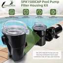 SPX1500CAP Pool Pump Strainer Housing w/Basket Fits for Hayward Strainer Housing & Basket for Power Flo LX Pool Pumps Strainer Lid