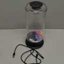 Jellyfish Lamp - 7 Color Changing LED Tank Aquarium Light, Mood Lamp for Home Office Bedroom Decor, 2 Lighting Modes for Relax/Sleep, Gift for Kids Teens Adults (Black)