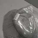 Stuffed Donut Pillow Seat Cushion | for Tailbone and Coccyx Pain, Hemorrhoids, Bed Sores, Pregnancy, Prostate, Surgery Recovery, Sitting Pressure Relief, for Home, Office and Car (Grey)