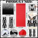 Yexiya 10 Pcs Prom Column Standup Photo Booth Decorations Set 2026 Prom Backdrop Balloon Boxes Cardboard Decoration Column with Background Banner Red Carpet for Party College(Black Silver)