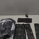 Frienda 13 Pcs Western Print Car Seat Cover Full Set for Women Men Print Car Accessories Rubber Steering Wheel Armrest Pad Cover Seat Belt Pads Wrist Holder Keychain, Gray and Black