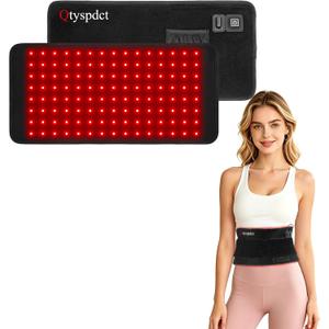 Red Light Therapy for Body, 660nm 850nm 16" 3 in 1 LED Infrared Redlight Therapy Belt Wrap Pad for Neck Shoulder Back Knee Muscle