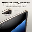 EooCoo Case Compatible with MacBook Air 13 inch M5 2026-2022 M4 M3 M2 A3449 A3240 A3113 A2681, Crystal Hard Shell Scratch Resistant Protective Cover Compatible for MacBook Air 13.6 inch, Starlight