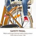 Kid's Bike seat Rear Child Carrier Bike Chair for Bicycle Kids seat for Children 2~4 Years,Weight 55 lbs