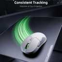 llano MP001 Gaming Glass Mousepad for FPS Esport, 17.7x15.8 Tempered Glass Mouse Mat, Ultra-Smooth 0.85m Micro-Etched Surface, 3mm Thick, Non-Slip Base, Compatible with Viper/G502, XL 450mm x 400mm, 17.7L x 15.8W inches