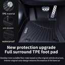 Front Floor Mats for KIA Carnival Gas 2026 2025 2024 2023 2022 (Not Hybrid) TPE All Weather Rubber Liners Waterproof Odorless Anti-Slip Car Front Liners - Fit LXLXSEXSXSX Prestige for Carnival