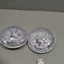 Floating Pool Lights w/Remote, 6.5 Inch RGB Solar Pool Lights That Float with 9 Dynamic Lighting, IP68 Waterproof Pool Floating Light, Hangable Solar Floating Light for Pools Party Garden(2)