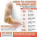 DR. BRACE Elite Elbow Brace Support, Breathable Elbow Compression Sleeve with Gel Pad for Golfer's, Tennis Elbow & Tendonitis Treatment & Pain Relief 2024 (Black, Medium)